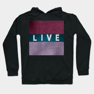 ART leather live Hoodie